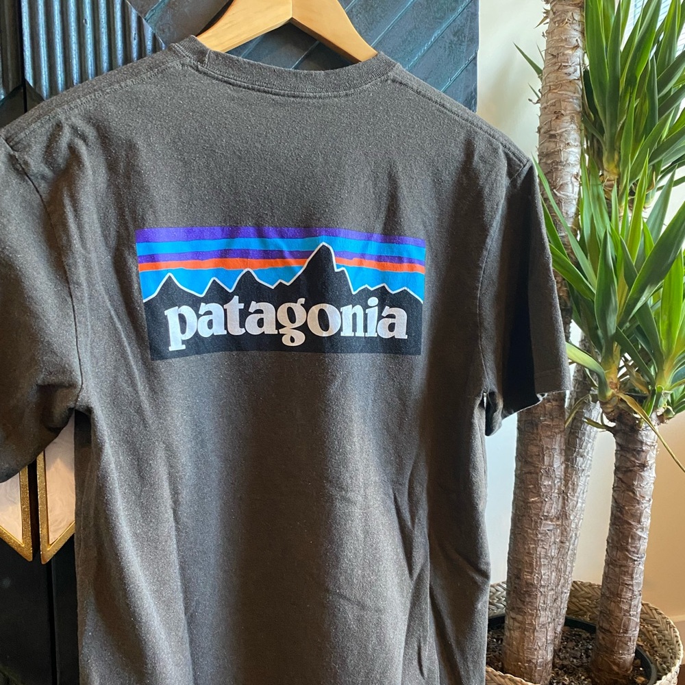 PATAGONIA MENS LOGO TEE